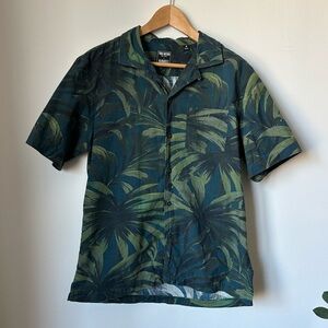 Todd Snyder Albiate Floral Print Short Sleeve Camp Shirt M